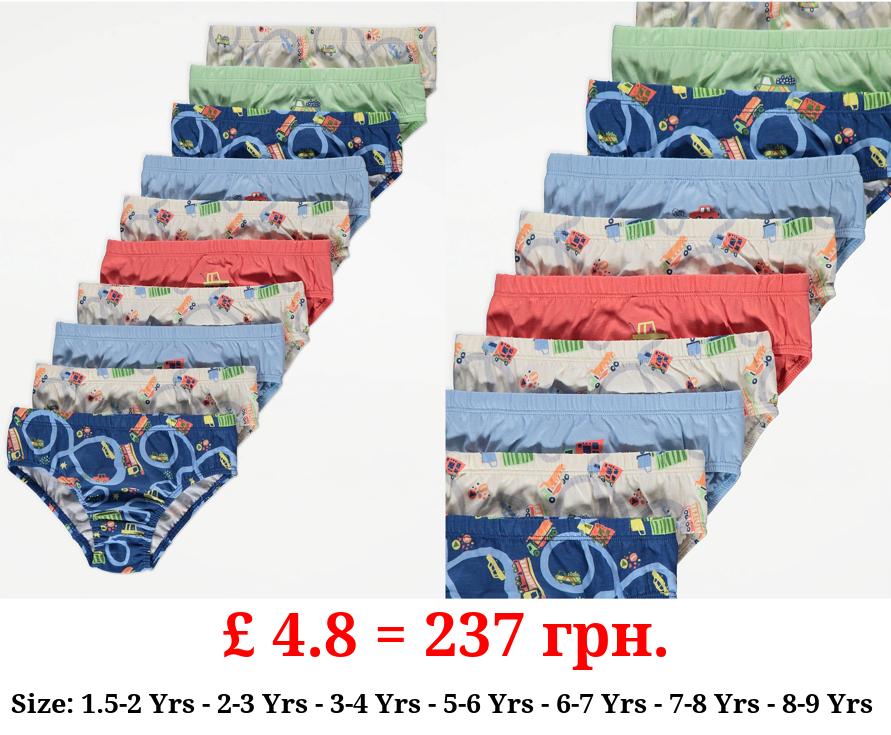 Truck Transport Briefs 10 Pack