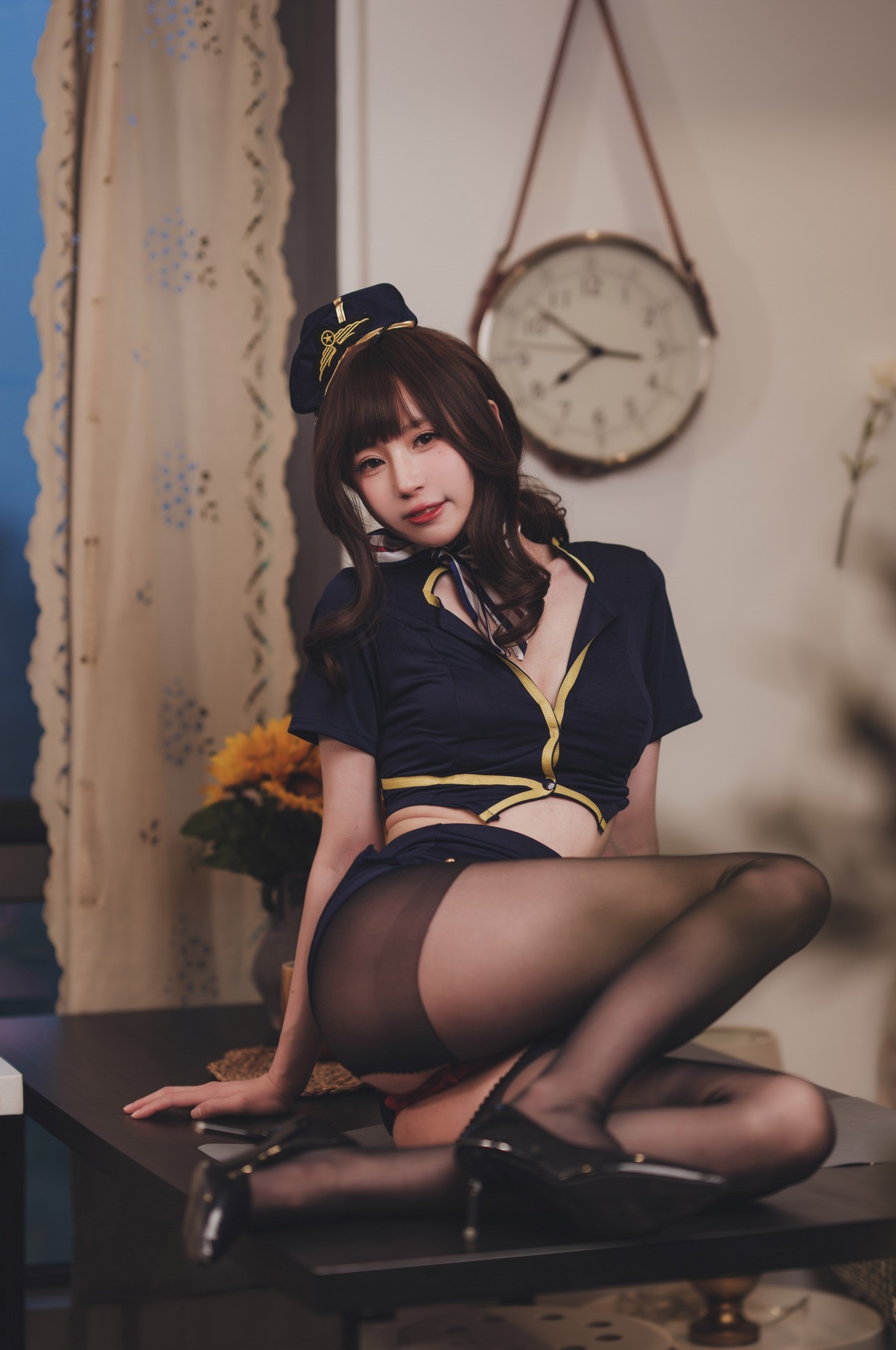 西园寺南歌写真 - 空姐 13