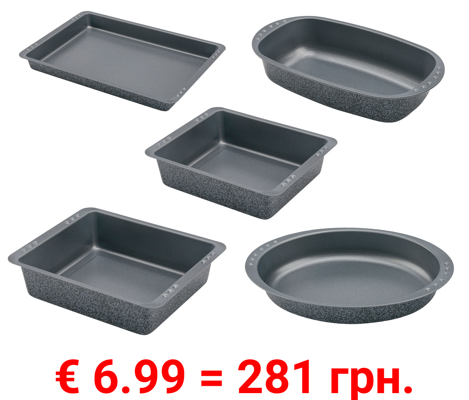 ERNESTO® Auflaufform »Granito«, mit Antihaftbeschichtung