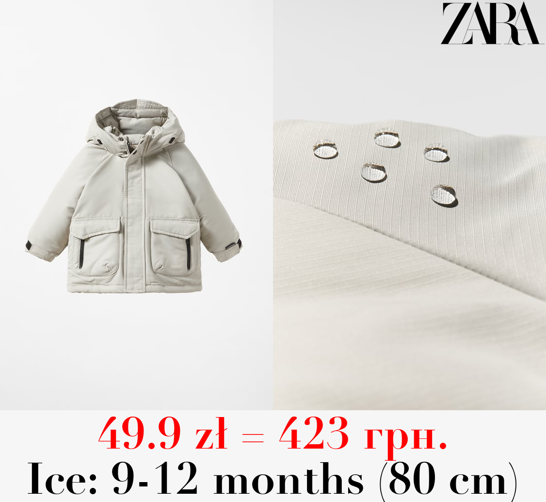 WATER-REPELLENT TECHNICAL COMFORTEMP ® FREUDENBERG PADDED COAT