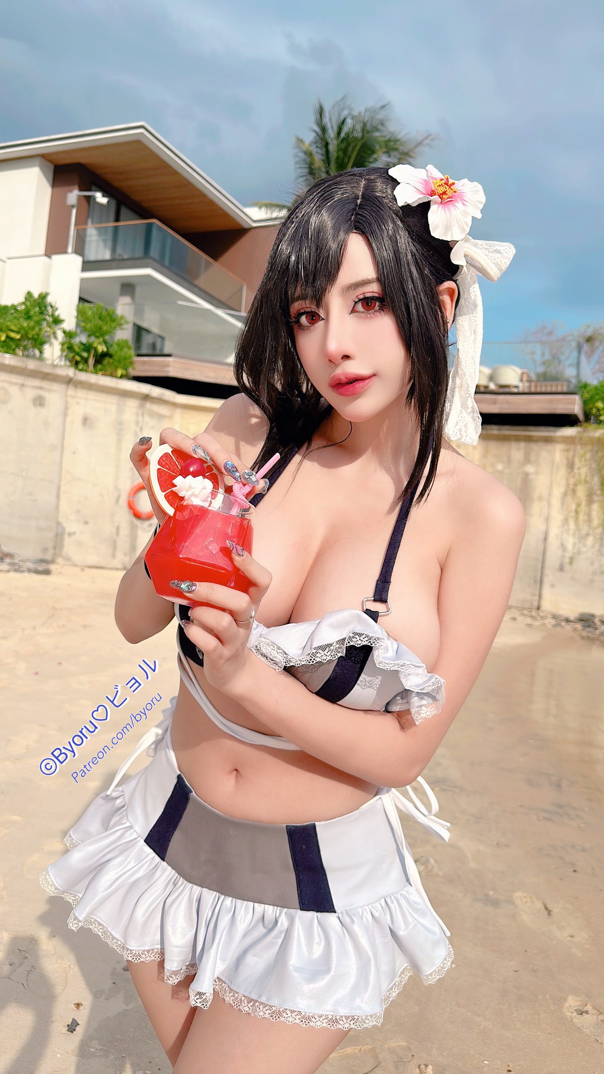 Cosplay 日本性感萝莉Byoru Tifa FF7r Bikini 41