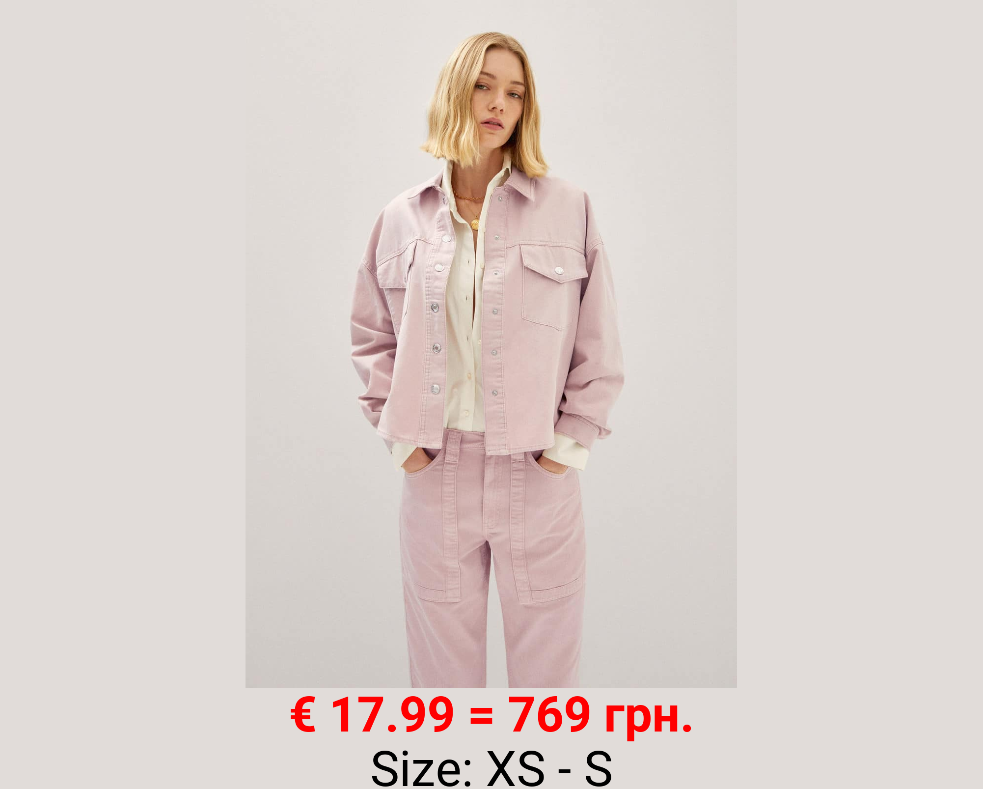 Sobrecamisa vaquera bolsillos