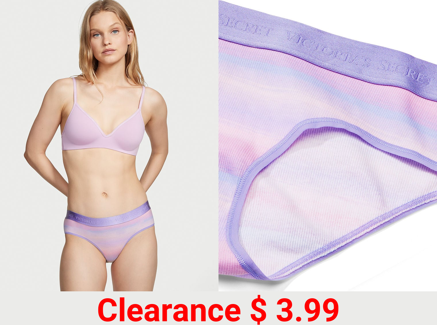 Logo Cotton Hiphugger Panty