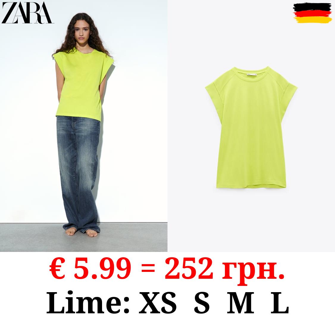 RIBBED COTTON T-SHIRT