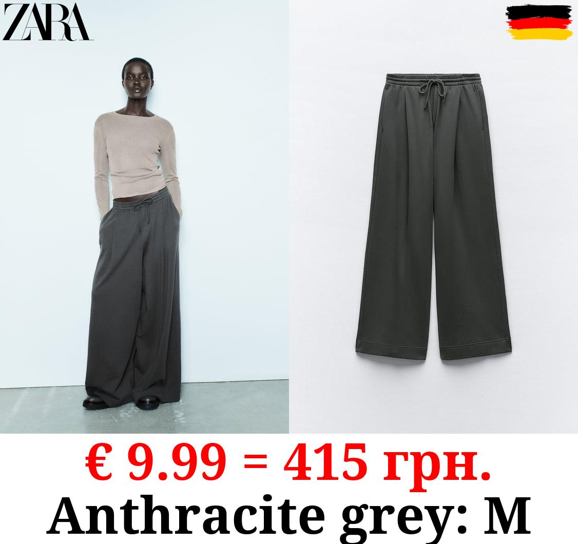 BROAD PLUSH TROUSERS