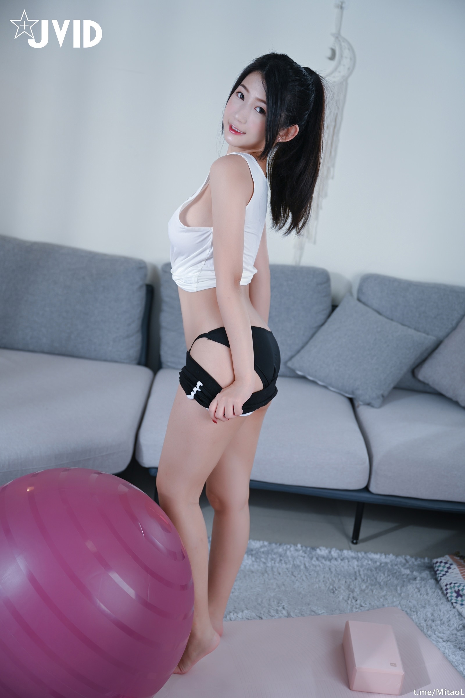 JVID 肉包 瑜珈家庭教师贴身传授性爱持久力的加强训练 113P 46