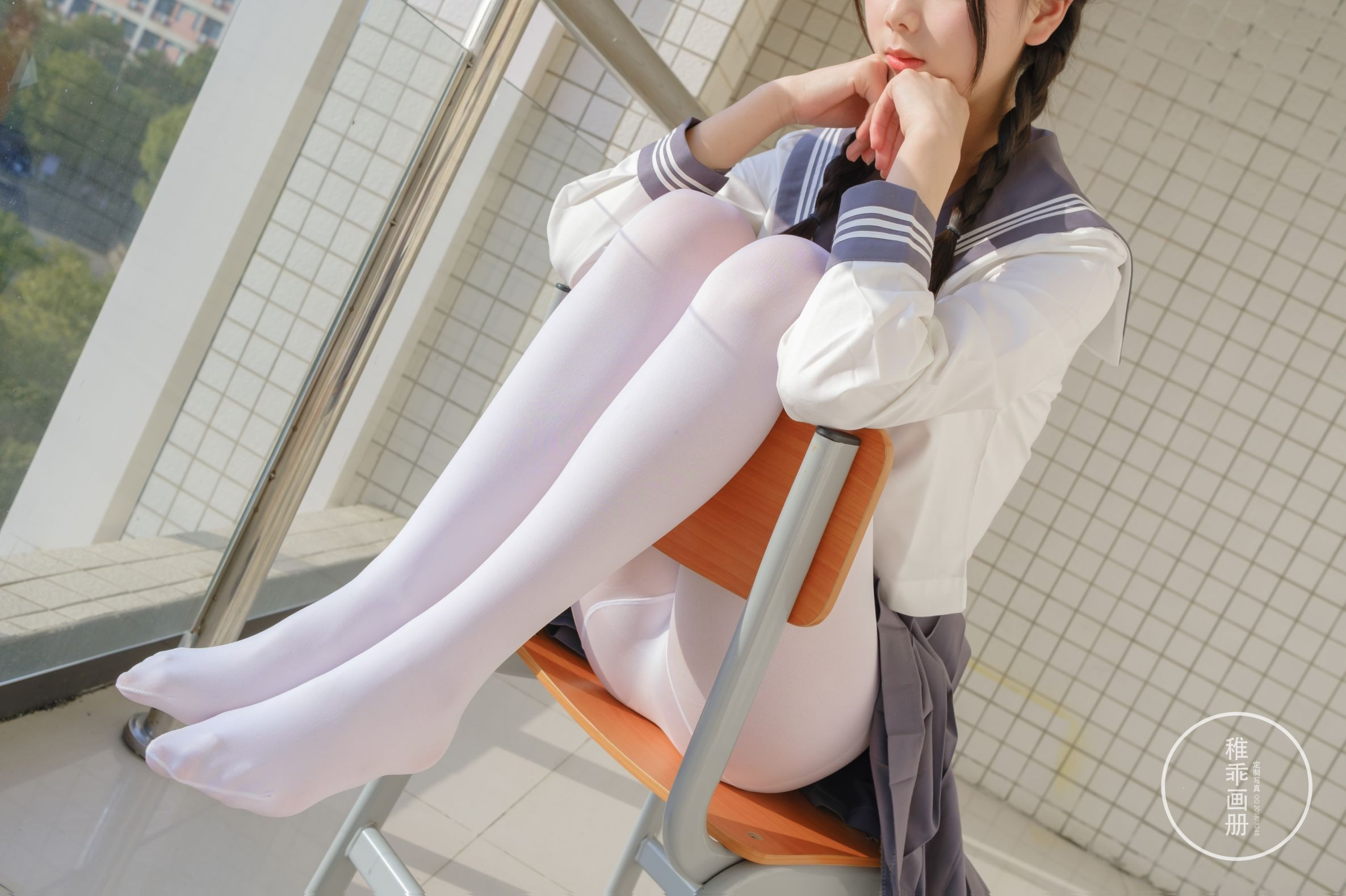 稚乖画册 - NO.05 晴空03 双马尾jk [71P1V-0.99GB] 53