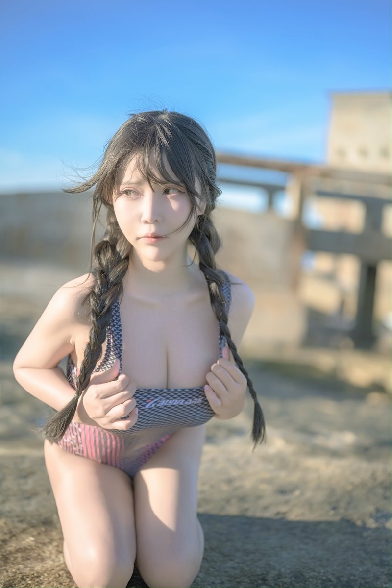 [Cos]抖娘利世 - 竞技泳衣[60P+3V] 42