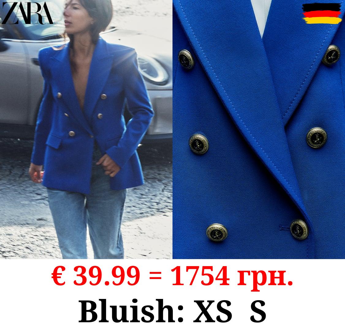 TAILORED DOUBLE-BREASTED BLAZER