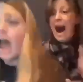 Asustadas por una polla gancho