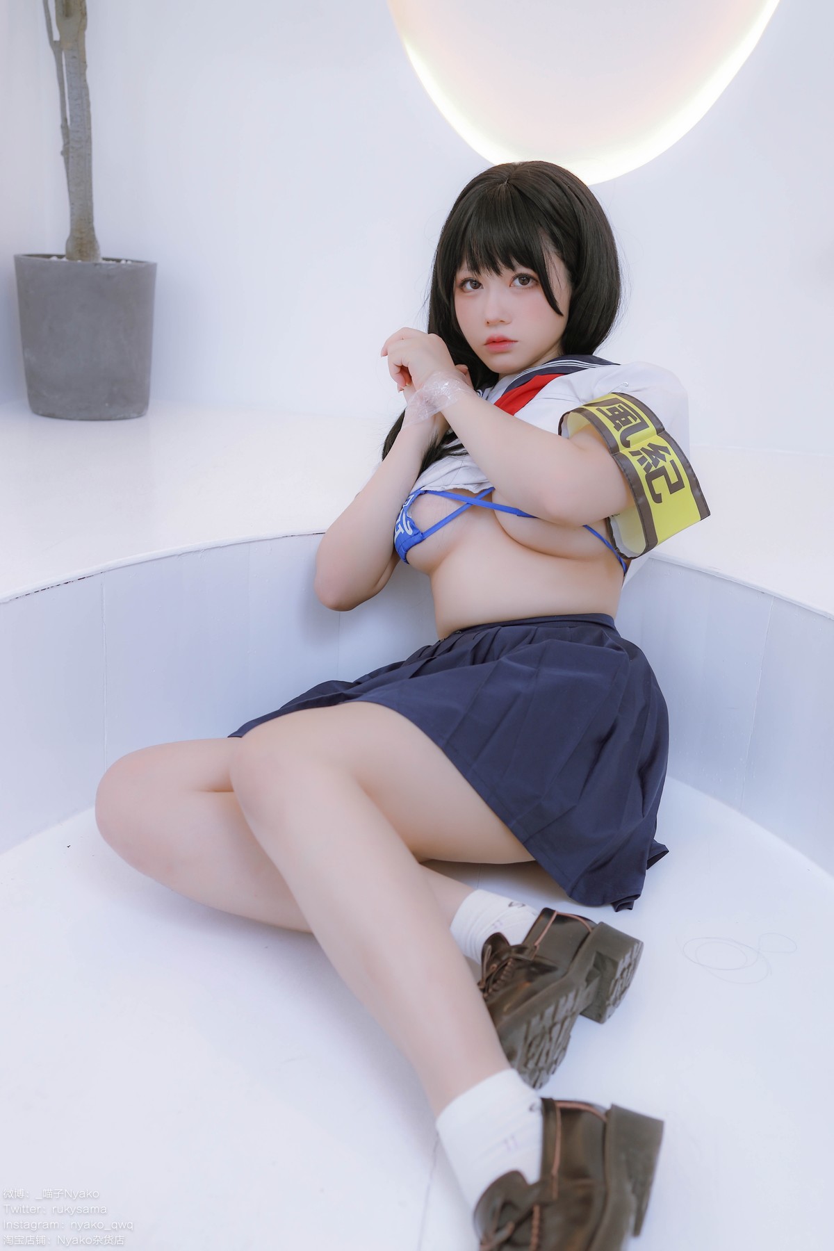 Cosplay Nyako喵子 风纪委员 44