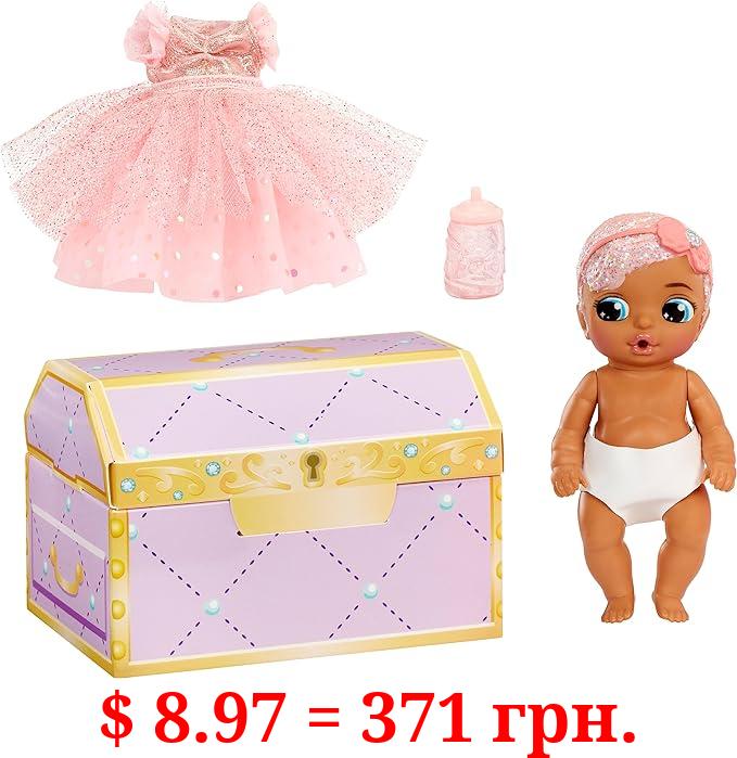 Baby Born Surprise Small Dolls Series 8 - Unwrap Surprise Collectible Baby Doll with 3 Water Surprises, Gemstone-Themed Dress, Color Change Diaper, Treasure Chest Packaging, for Kids Ages 4 & Up