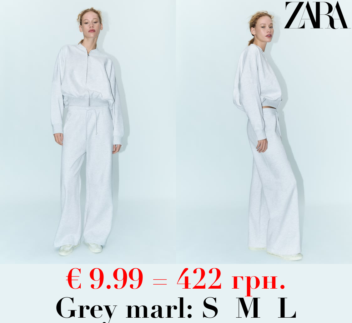 BOMBER SWEATSHIRT WITH ZIP