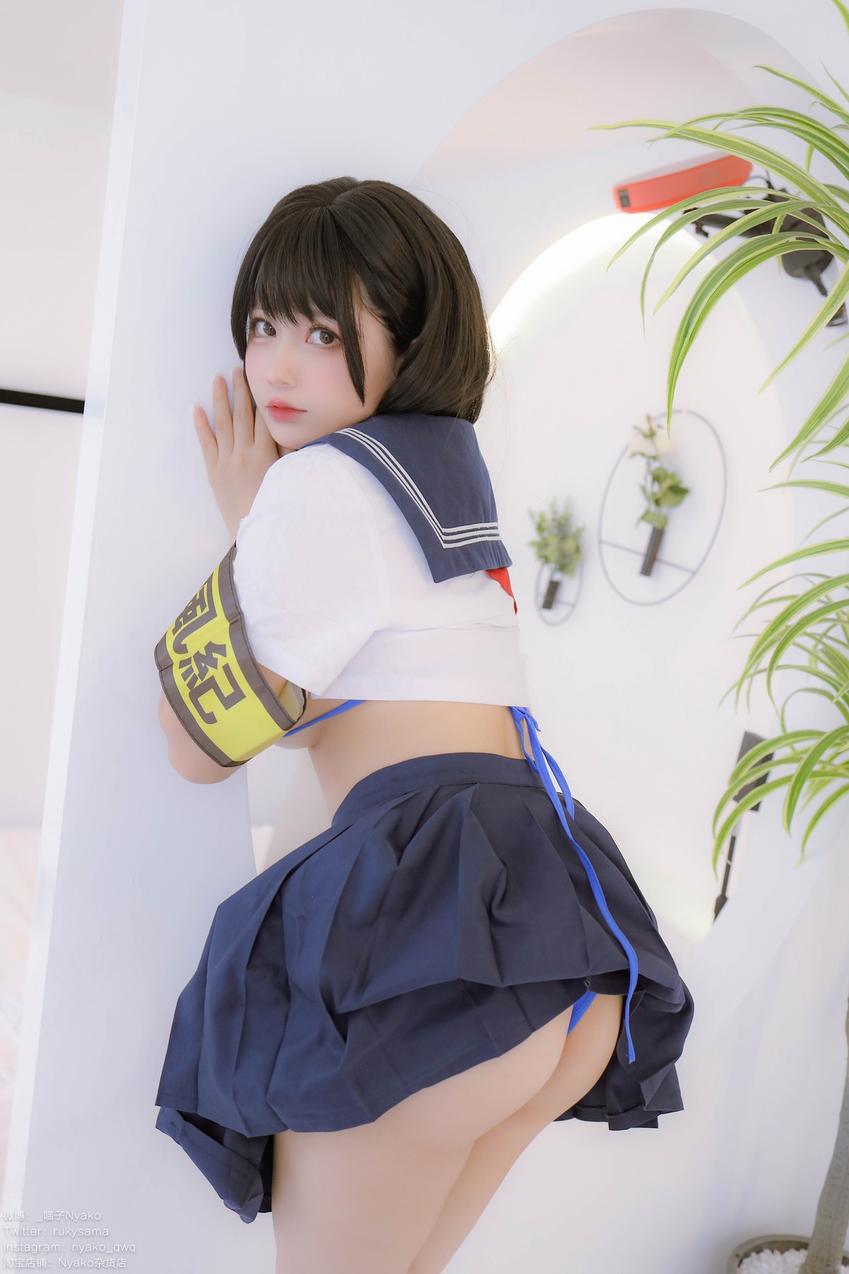 Cosplay Nyako喵子 风纪委员 30