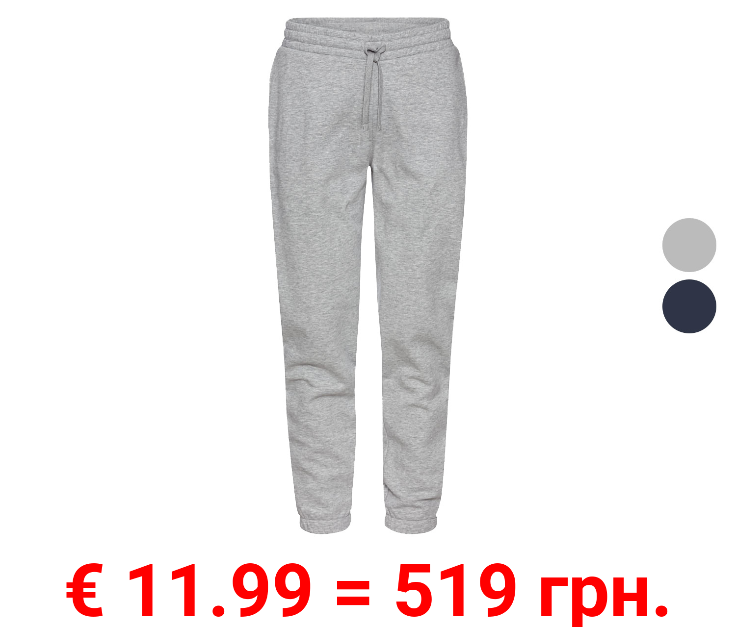 LIVERGY® Herren Sweathose mit hohem Baumwollanteil