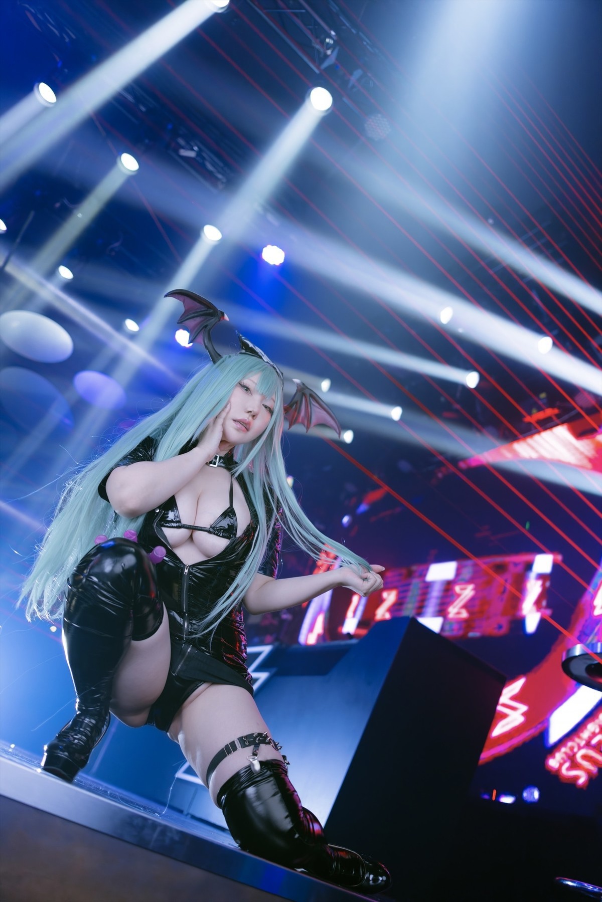 Cosplay SAKUサク Love builder Darkstalkers Set.02 3