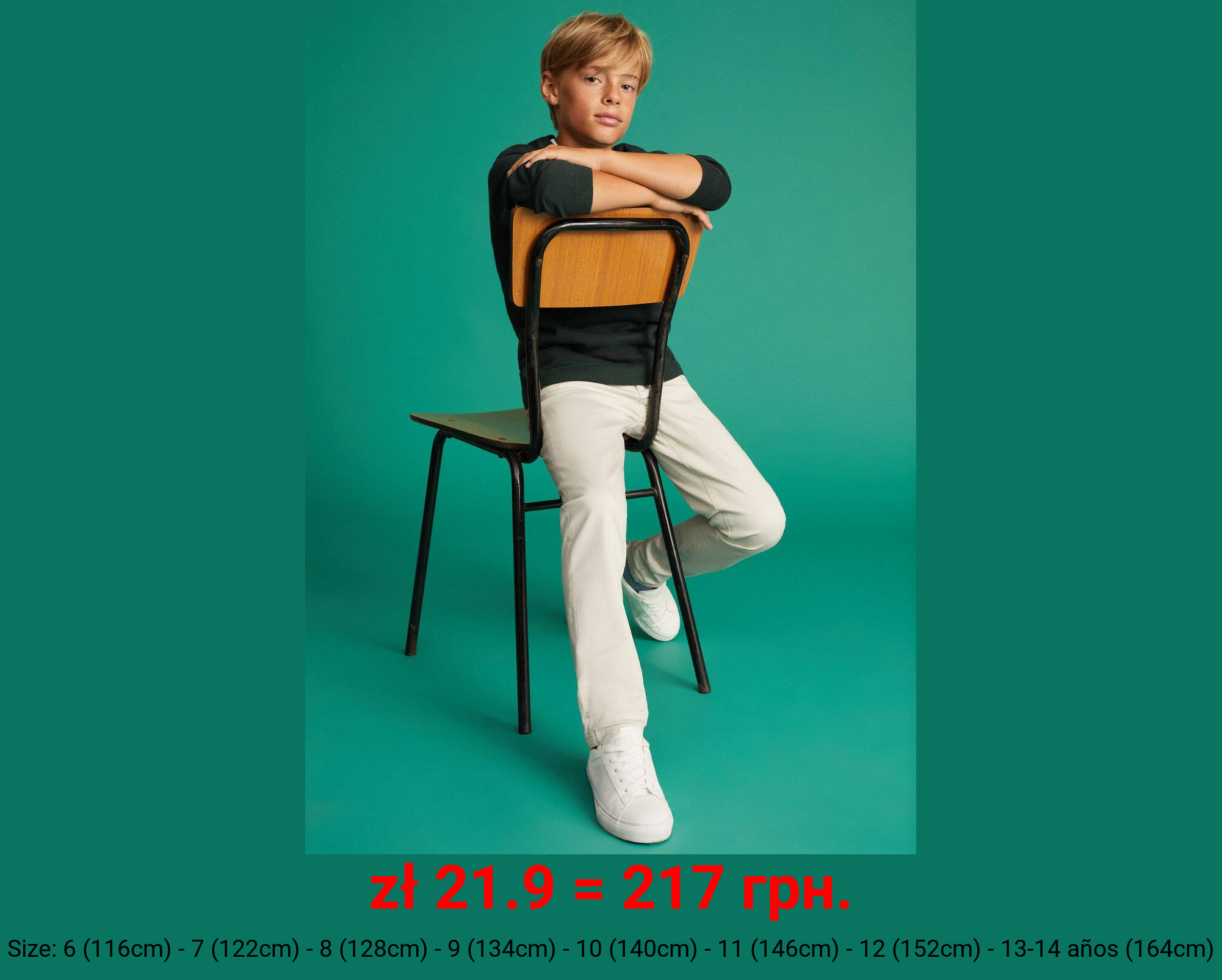 Pantalón chino algodón 