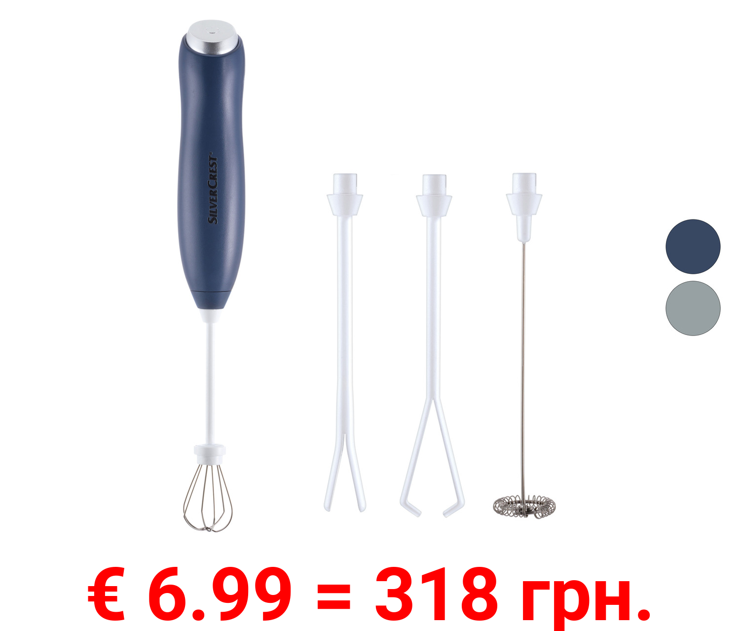 SILVERCREST® KITCHEN TOOLS Kitchen Tools Mini-Handmixer-Set, 5-teilig