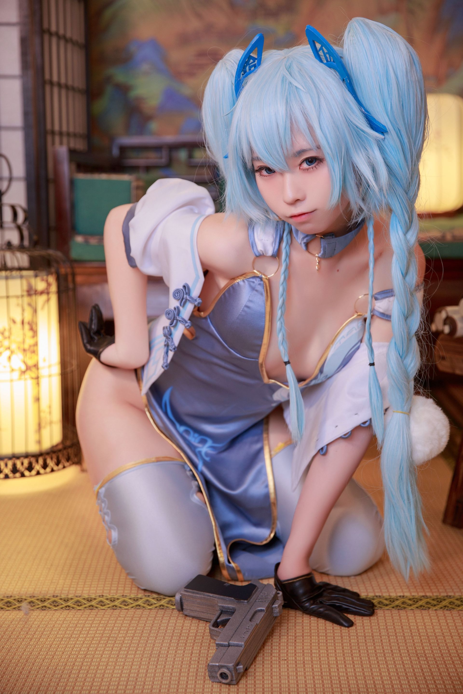 G44不会受伤-pa15旗袍 翠雀媚 [20P] 16