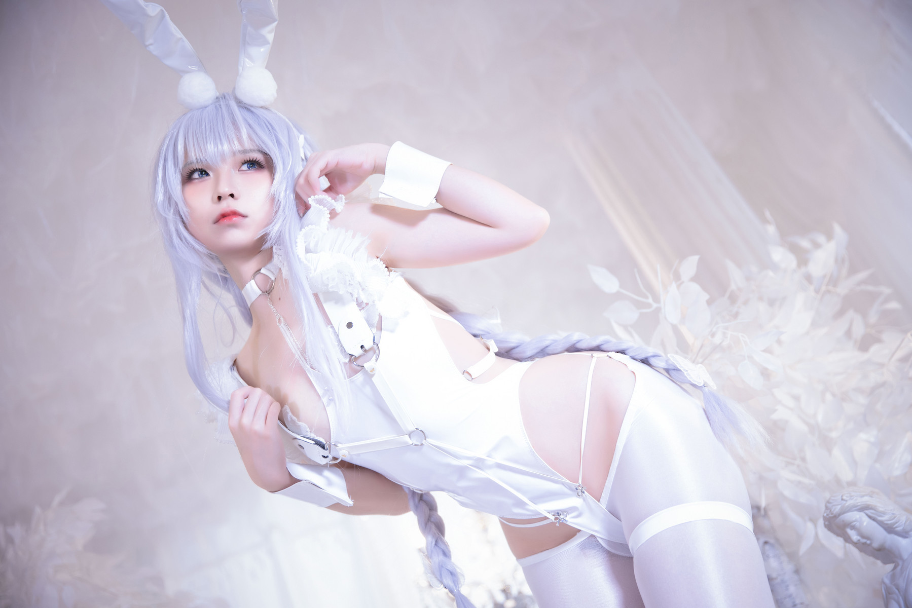 G44不会受伤 Cosplay 碧蓝航线 恶毒皮肤 懒懒的白兔 19
