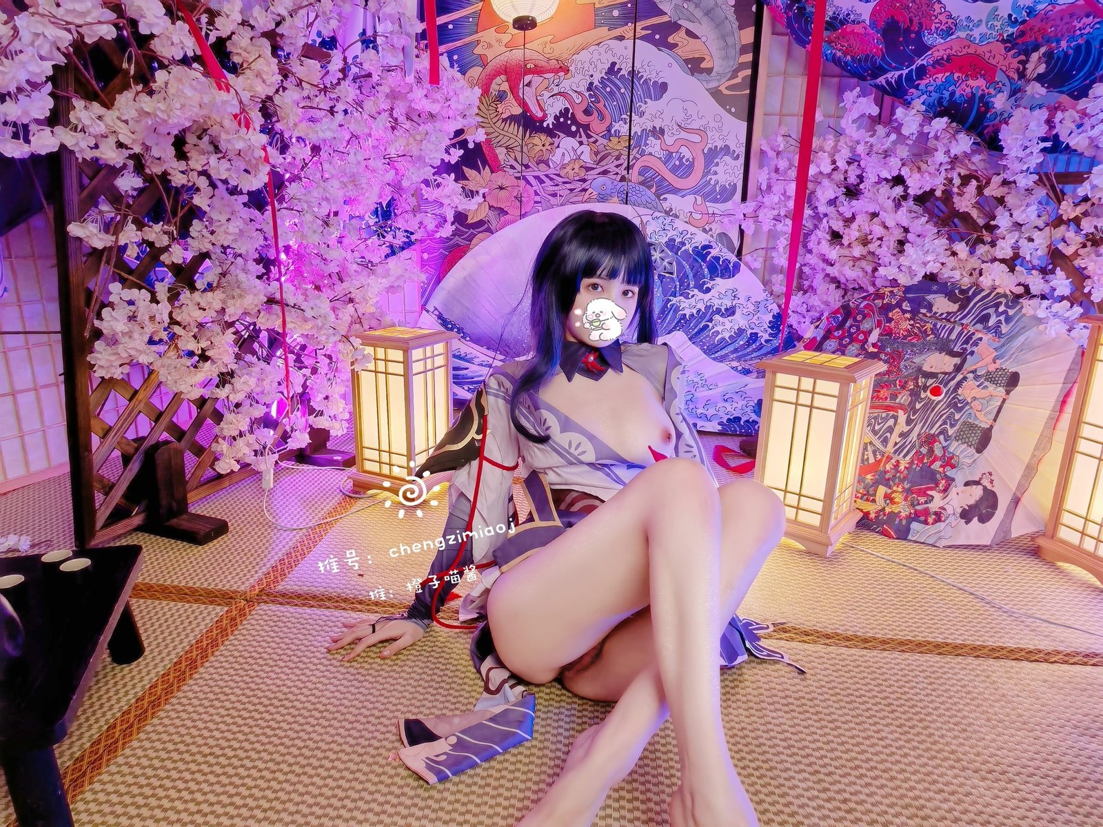 橙子喵酱 Cosplay 雷神 7