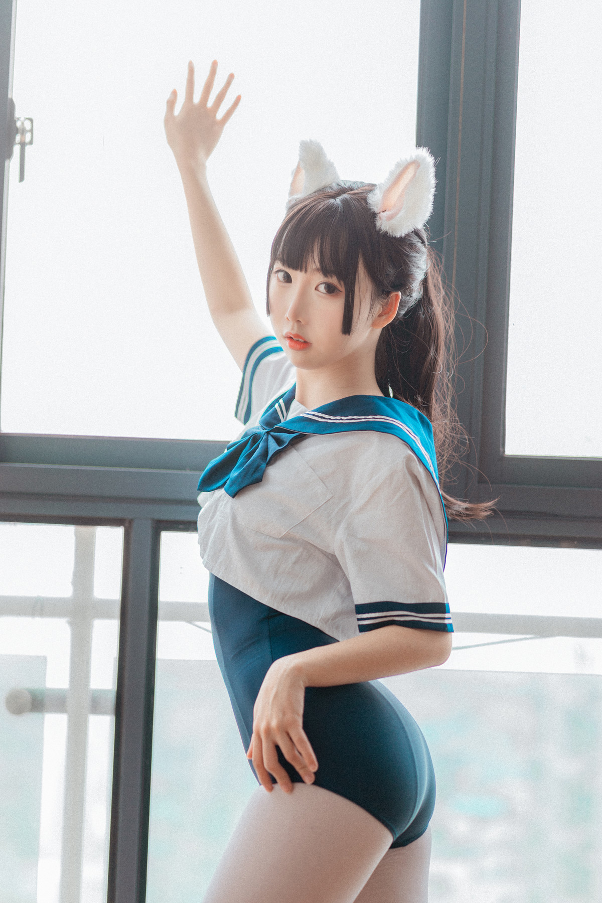 Cosplay 面饼仙儿 水手服 死库水 7