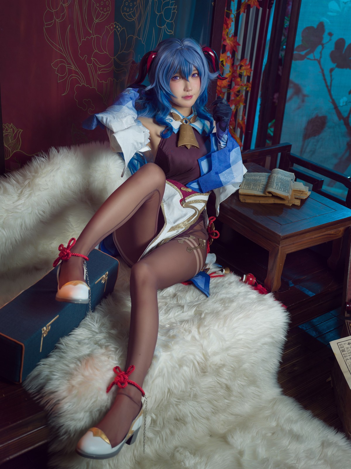 阿包也是兔娘 Cosplay 舰长 原神甘雨 5
