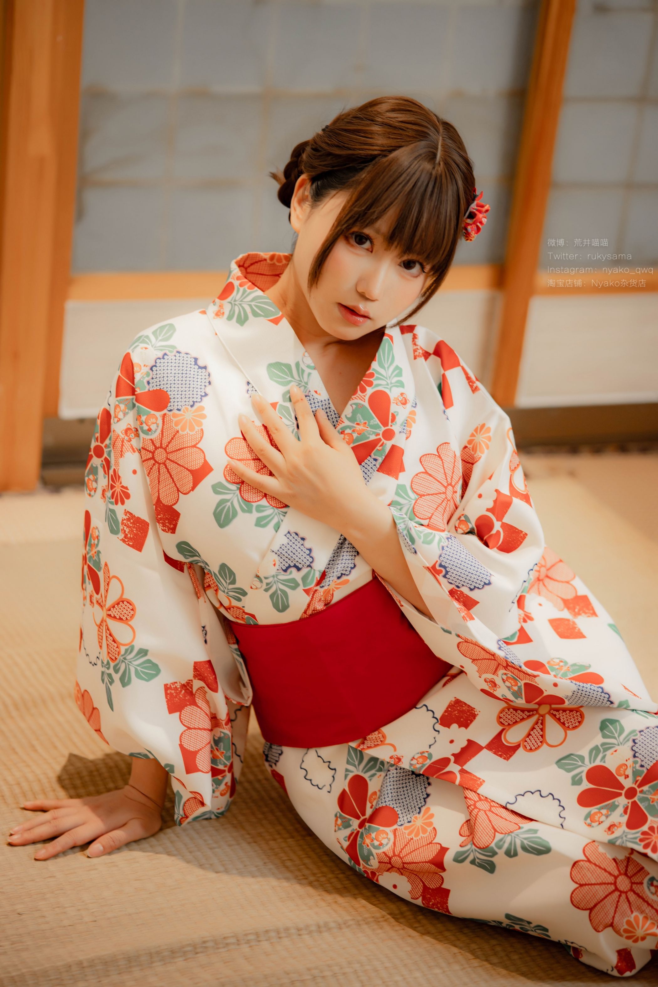 喵子Nyako #Nyako喵子 电子版41 和风烂漫 浴衣 7