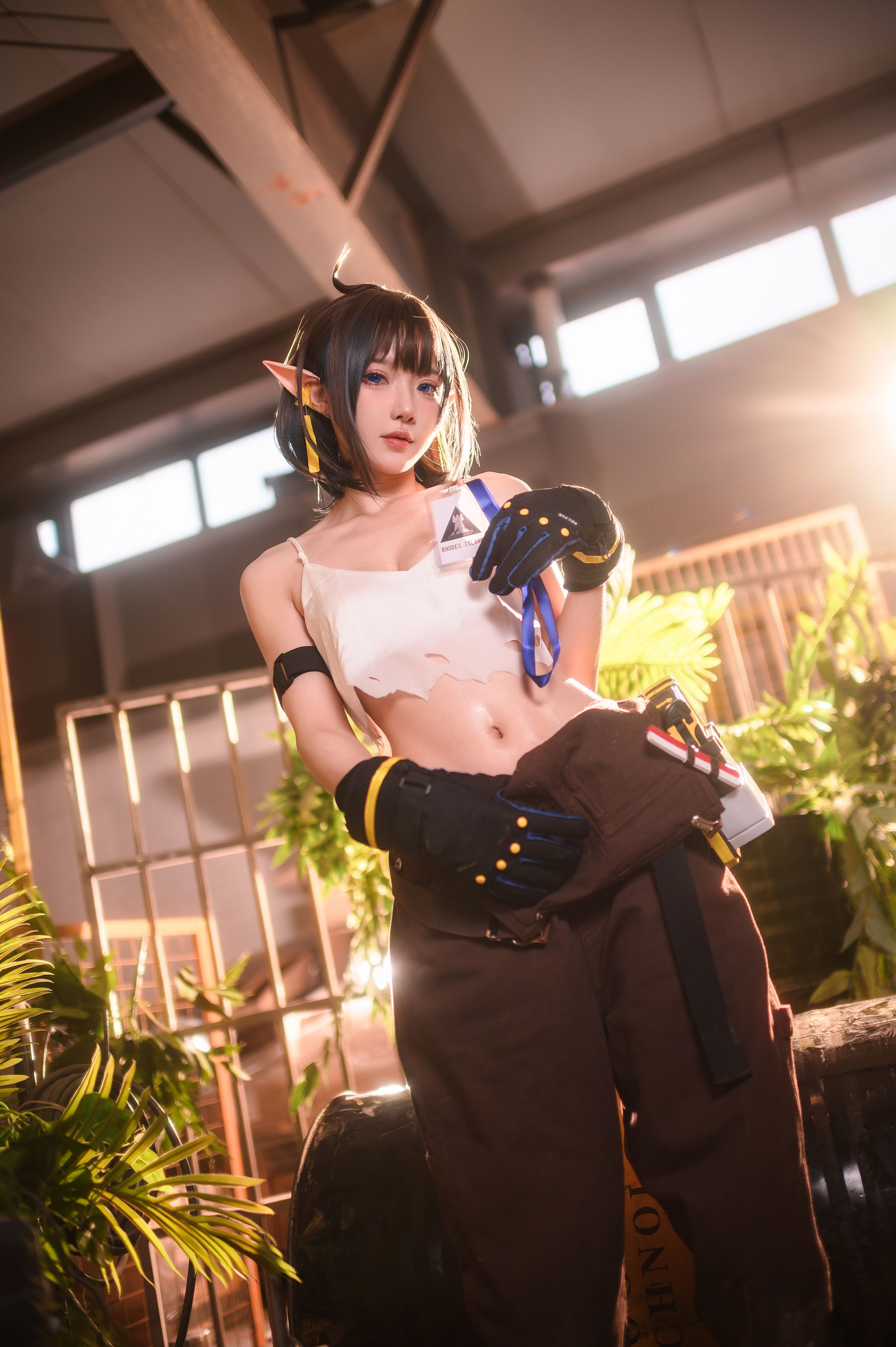 阿包也是兔娘 -06月舰长 明日方舟 森蚺 [33P+507MB] 21