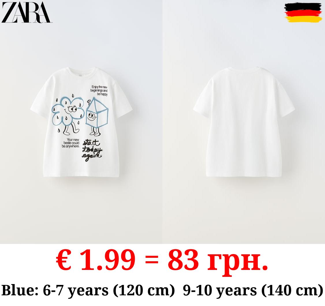 GRAFFITI PRINT T-SHIRT