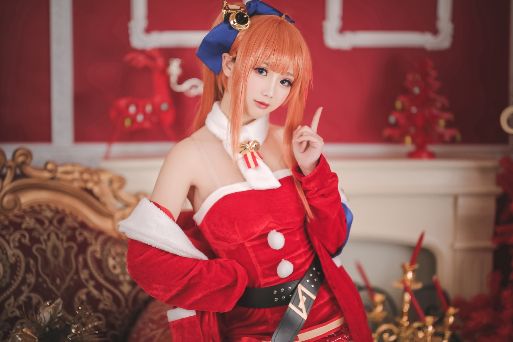 Cosplay 面饼仙儿 FAL圣诞 16