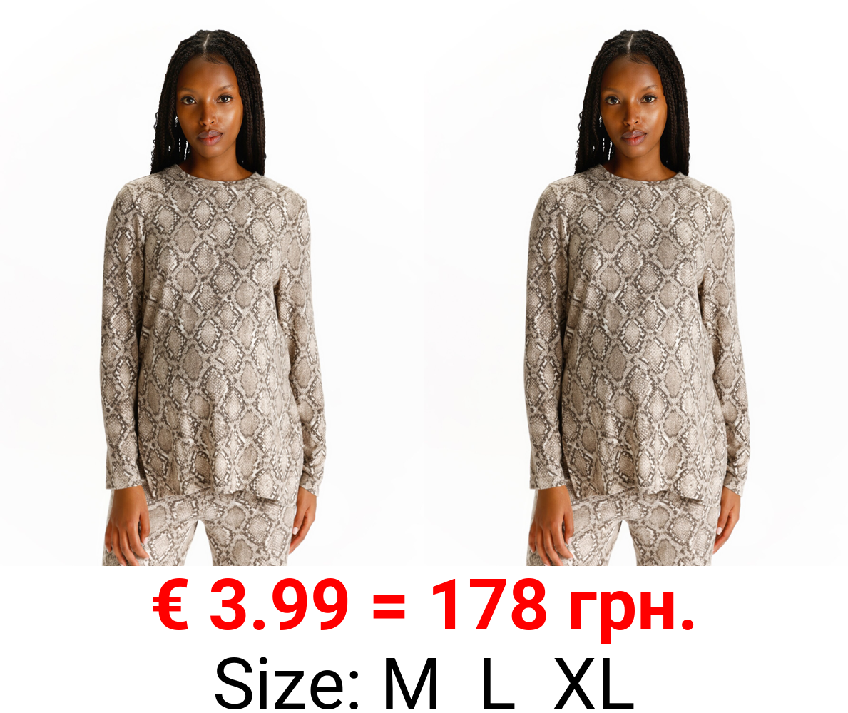 Long sleeve nursing top