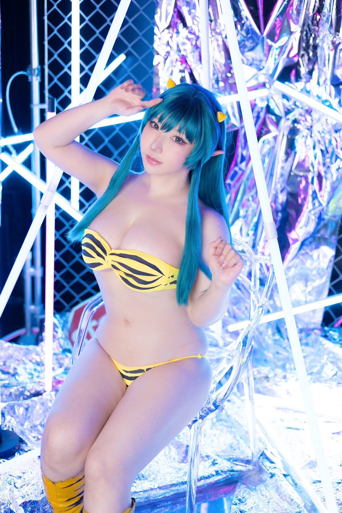 Cosplay SAKUサク Lum ラム うる星やつら Set.04 35