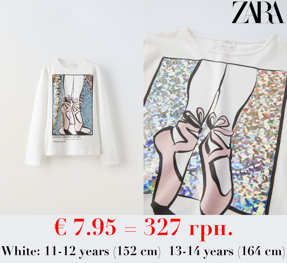 FOIL BALLERINA T-SHIRT