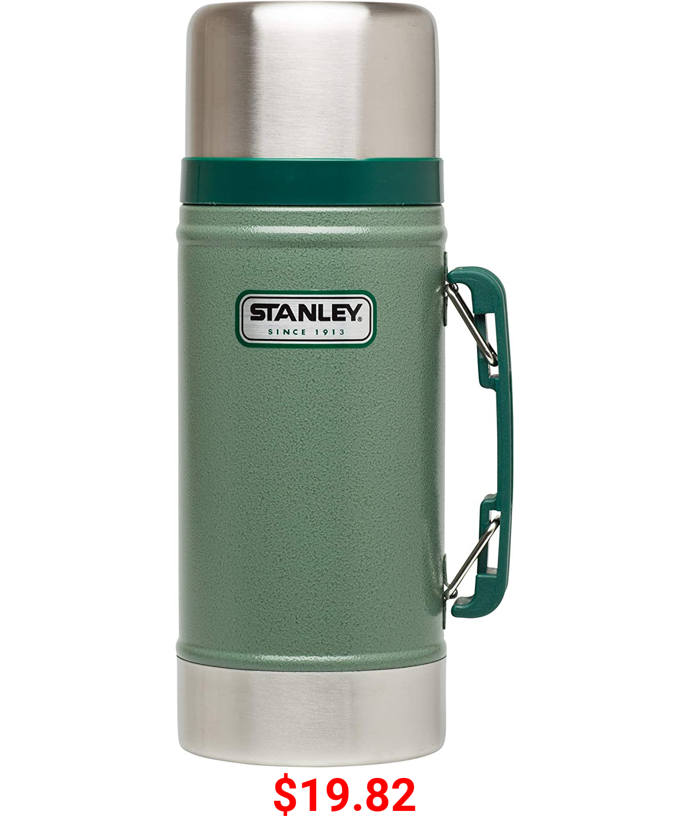 Stanley Classic Legendary Vacuum Insulated Food Jar 24oz – Stainless Steel, Naturally BPA-free Container – Keeps Food/Liquid Hot or Cold for 15 Hours – Leak Resistant, Easy Clean