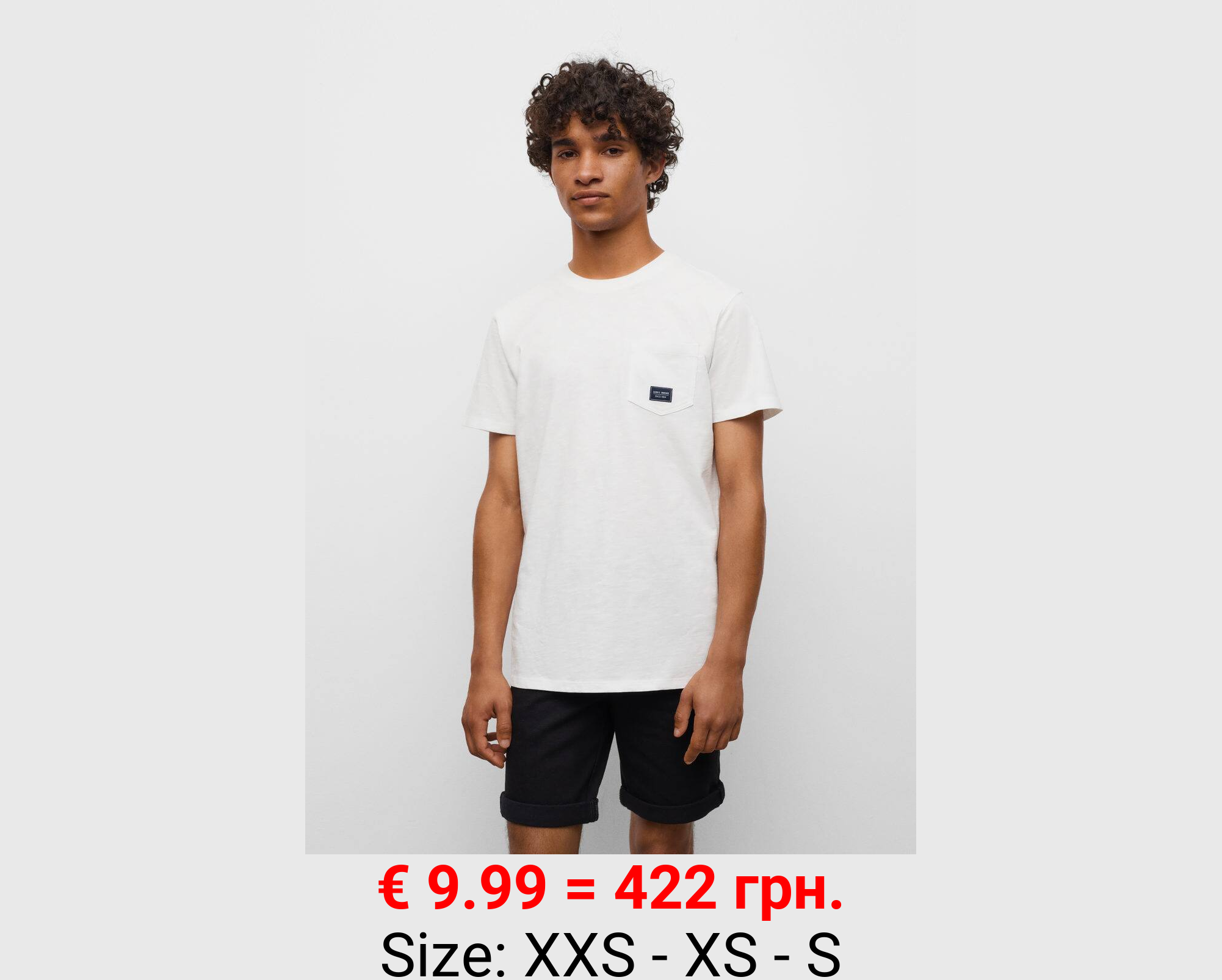 Camiseta algodón bolsillo