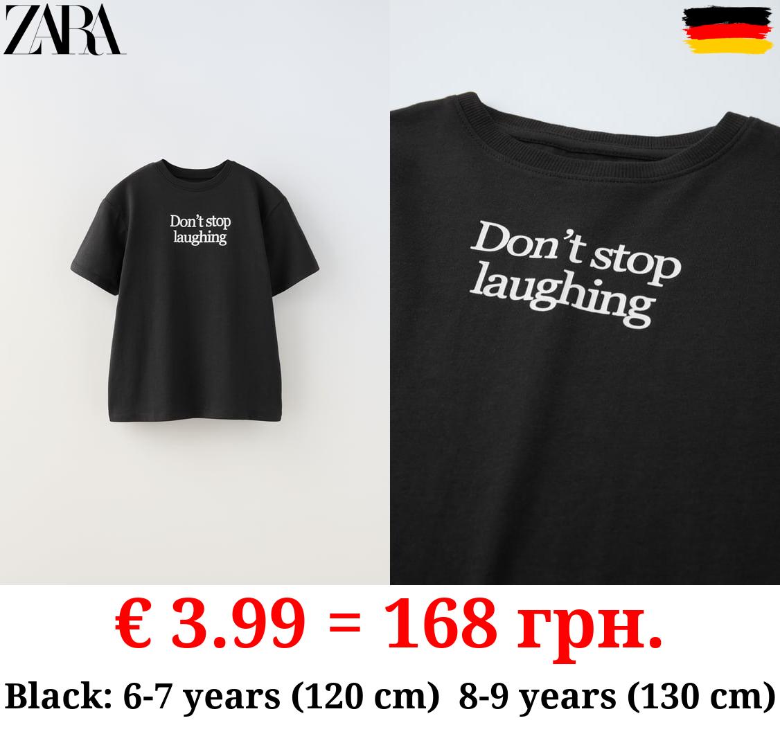 SLOGAN T-SHIRT