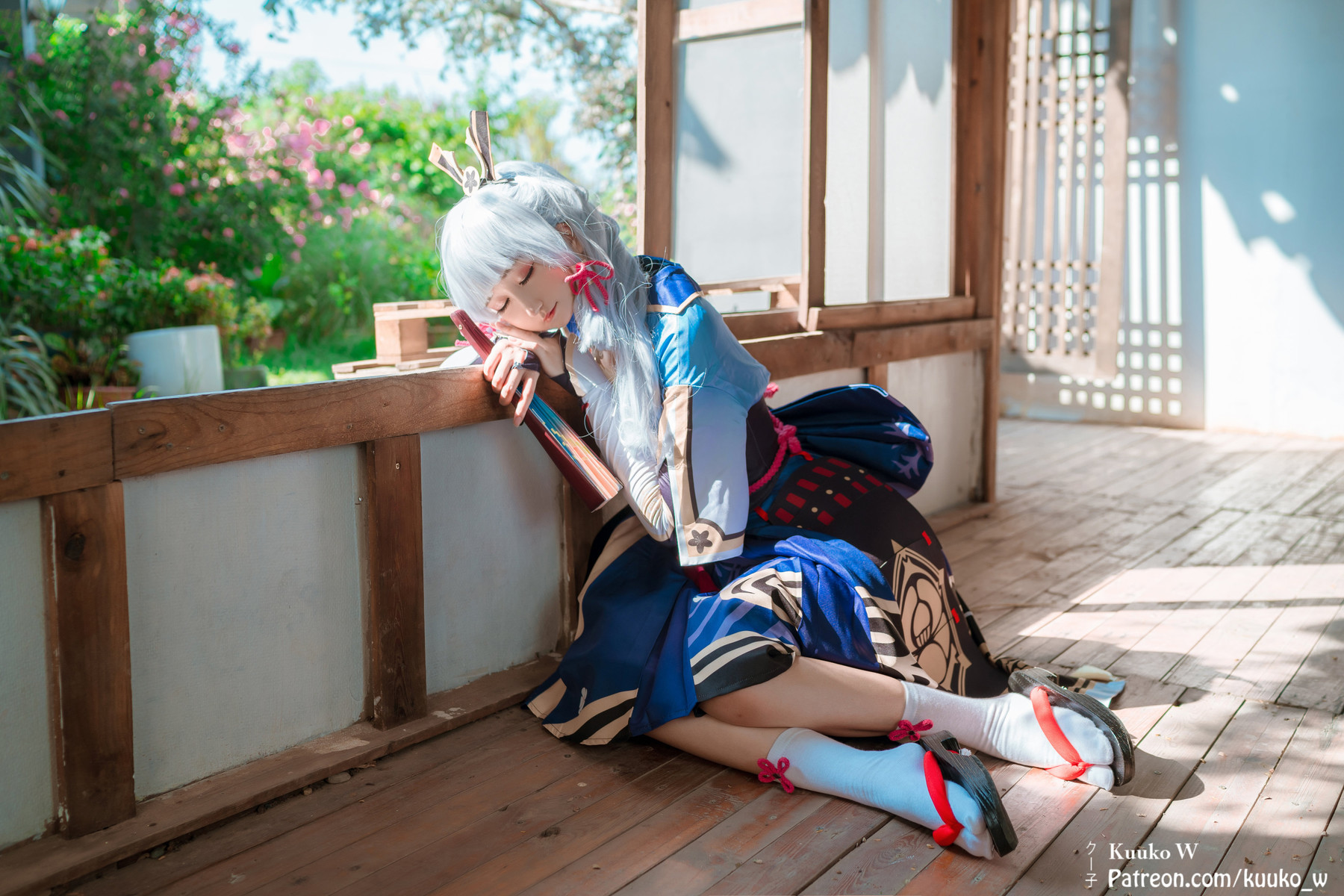 KuukoW クー子 Cosplay Ayaka kamisato 4