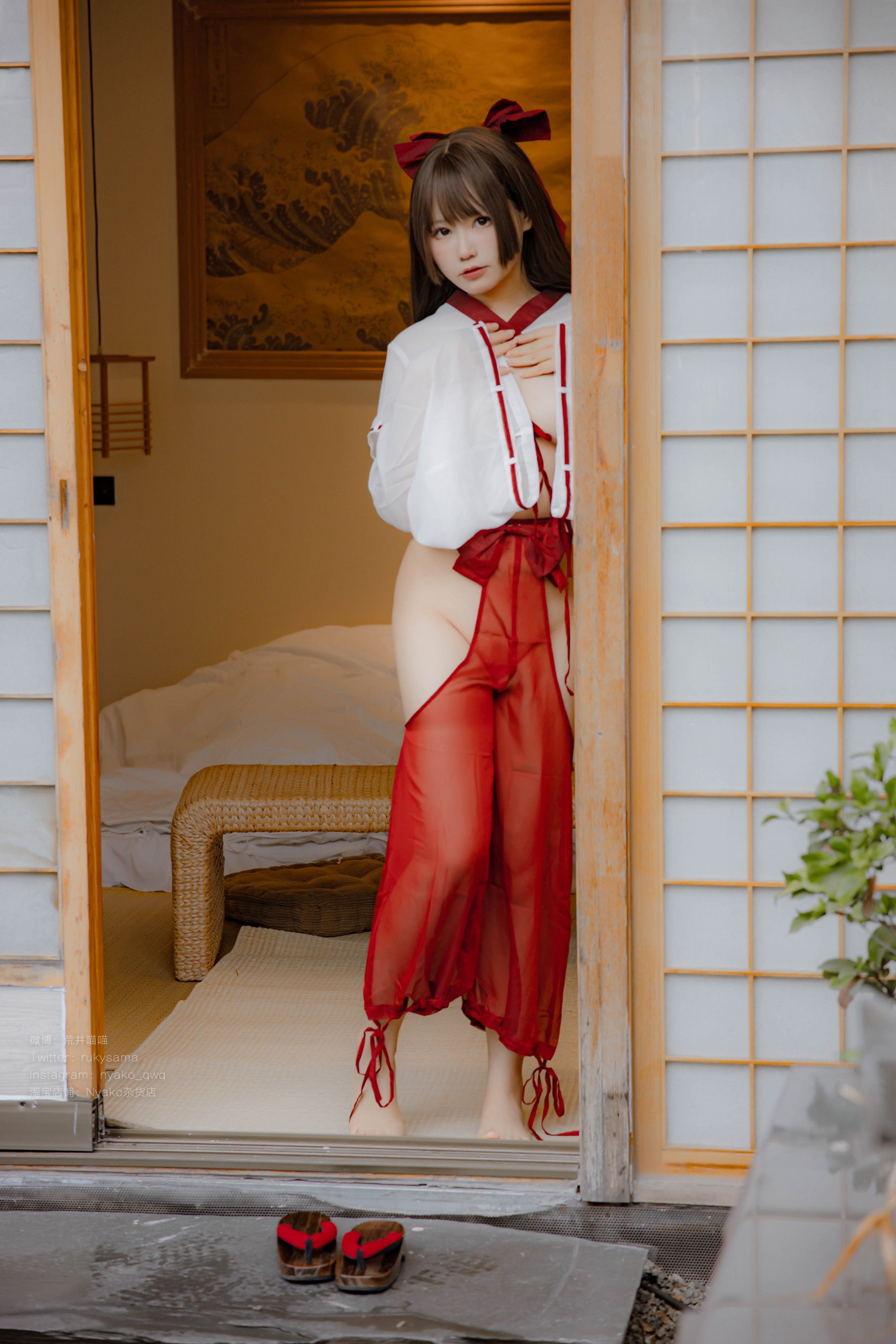喵子Nyako #Nyako喵子 巫女 2