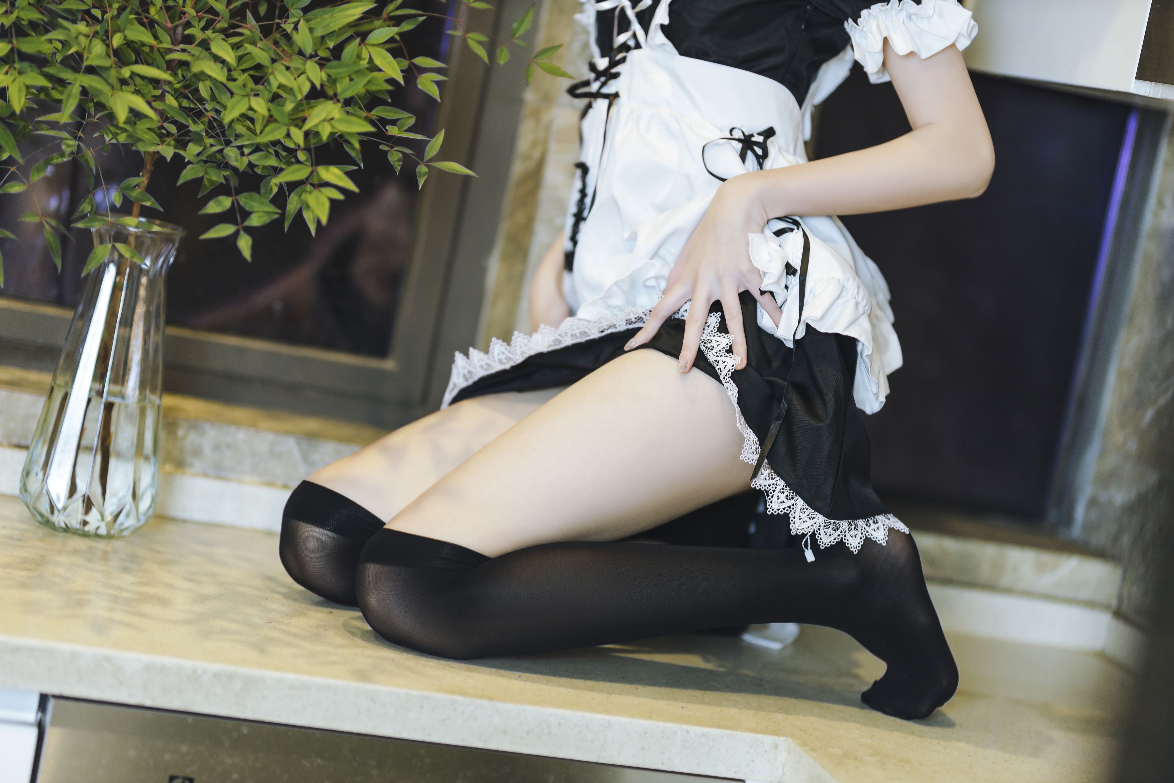 许岚LAN 短裙女仆 37