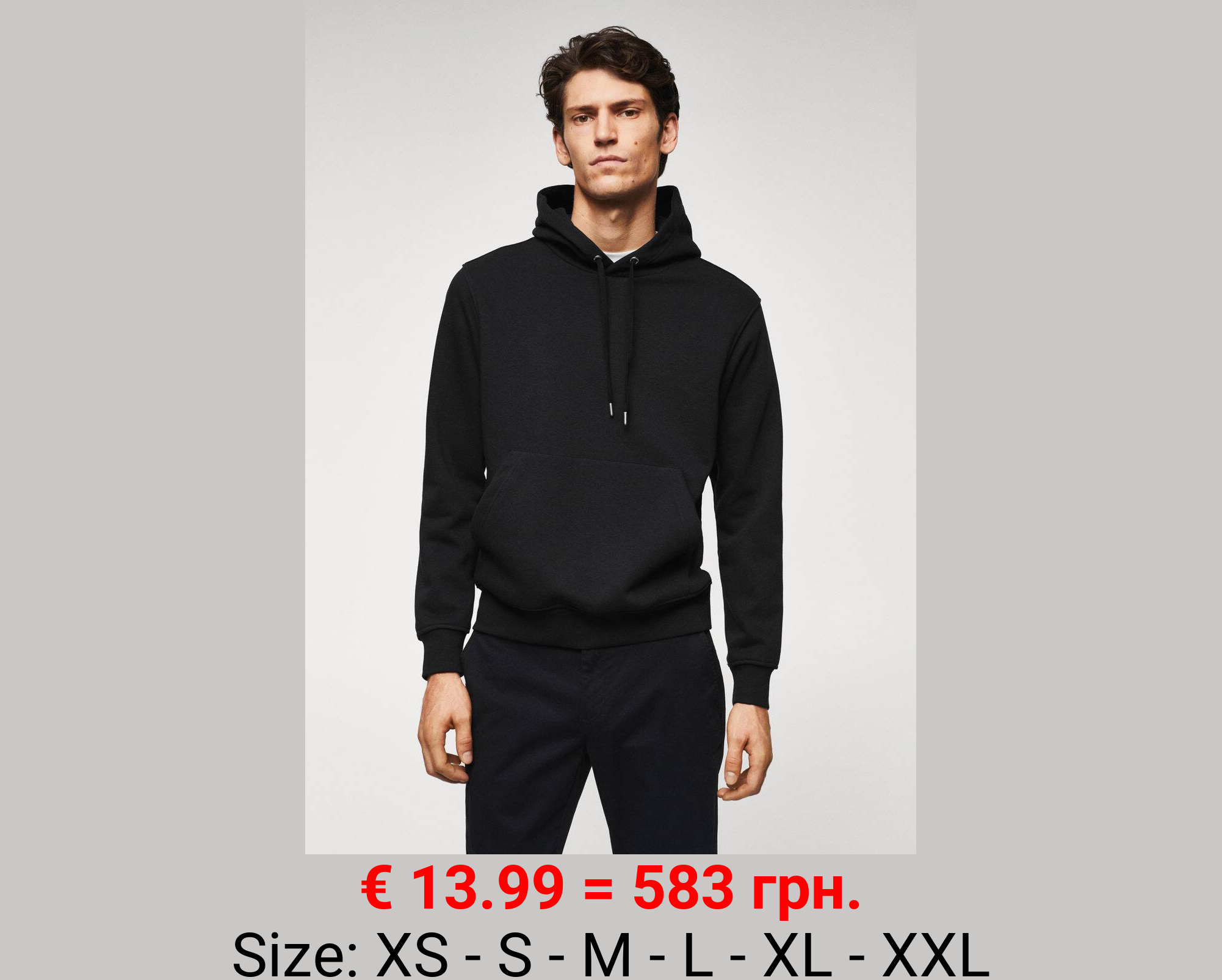 Sudadera algodón capucha