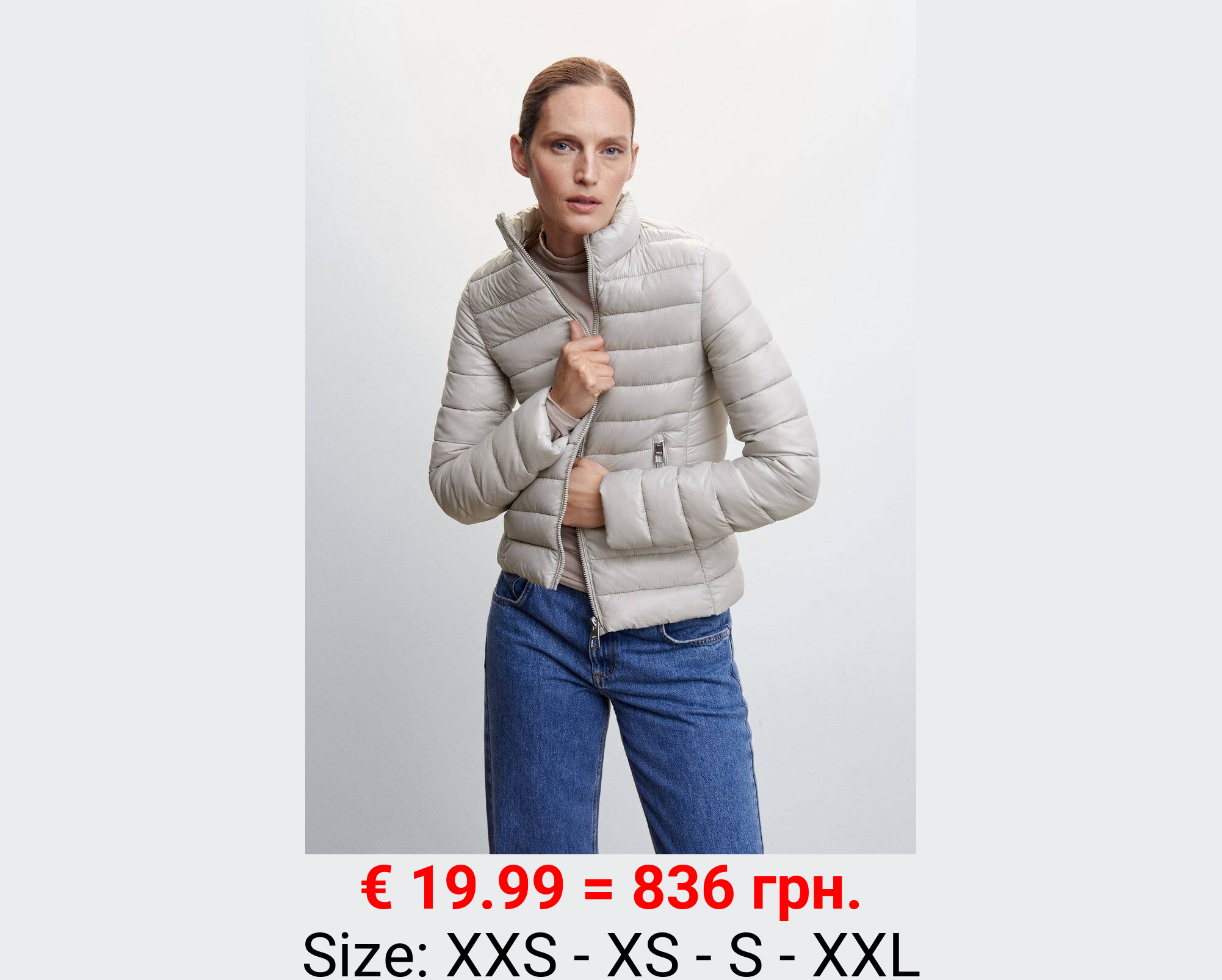 Anorak acolchado bolsillos