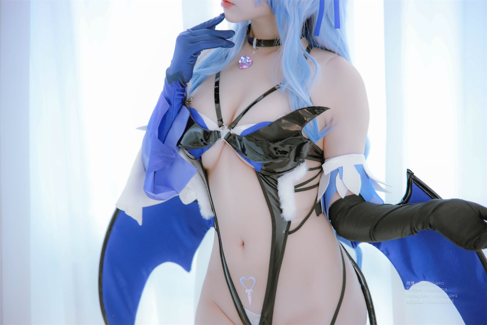 Cosplay Nyako喵子 原神 甘雨魅魔 11