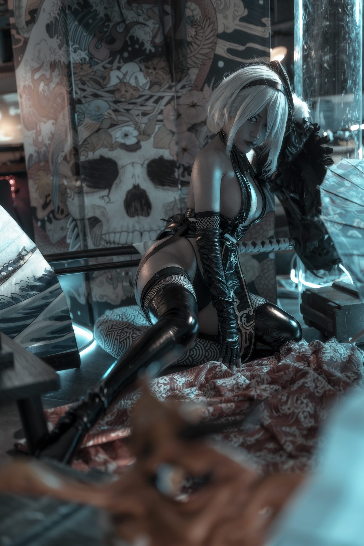 Cosplay 一笑芳香沁 忍者2B Nier 4