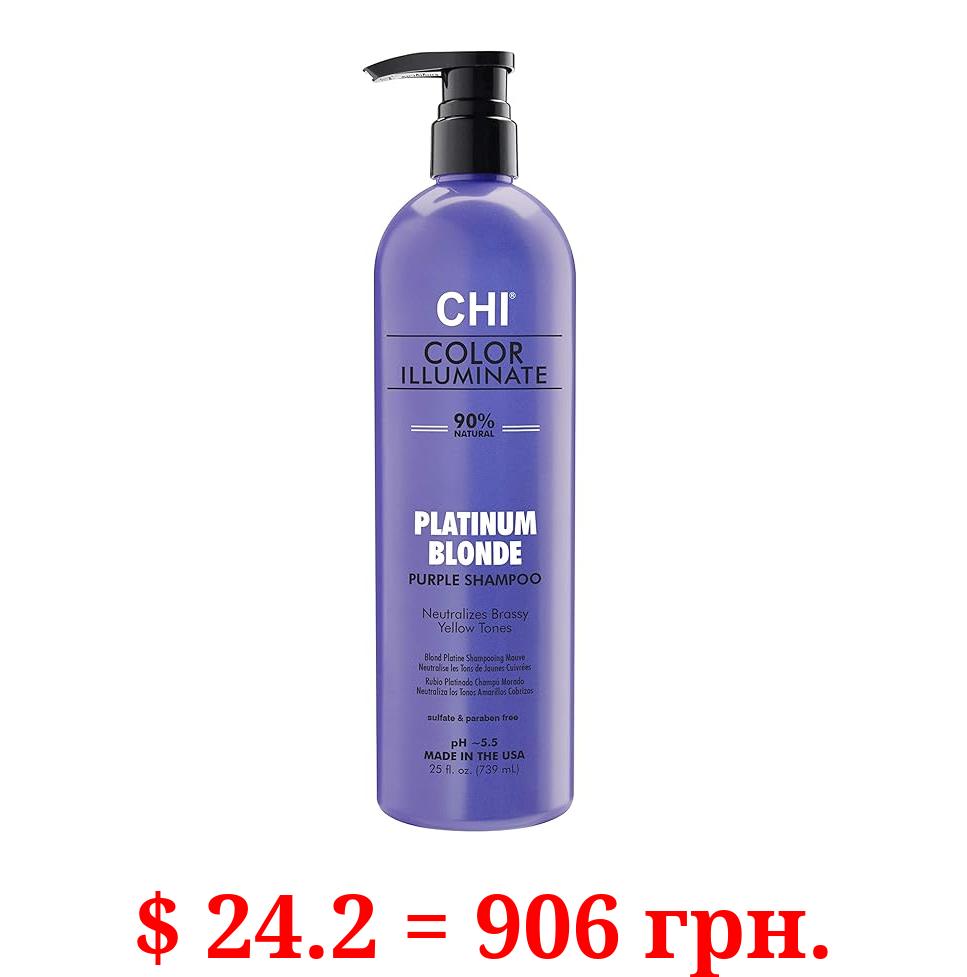 CHI Color Illuminate Shampoo Platinum Blonde, 25 fl oz