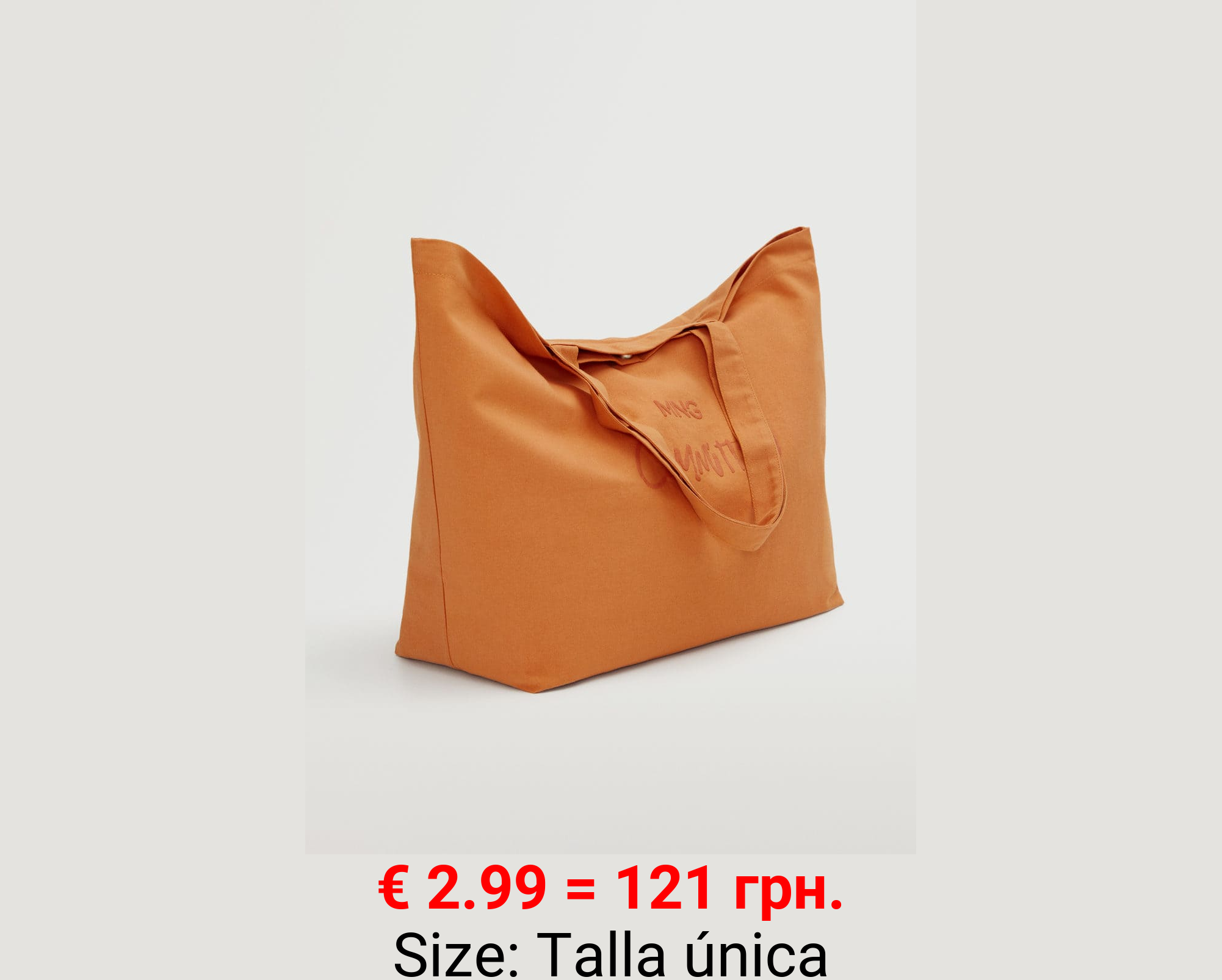Bolso shopper algodón