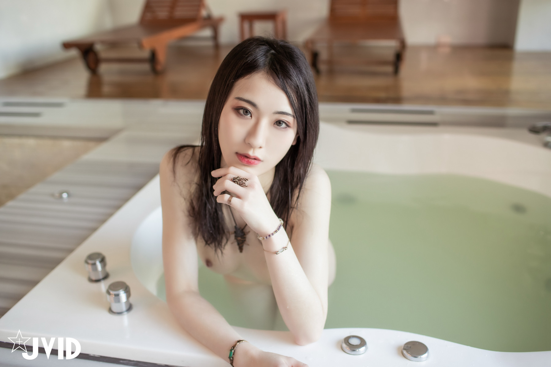 JVID精品 雪白美乳「阿黎」濕身、淋浴、裸泡無遮掩全露！ 58