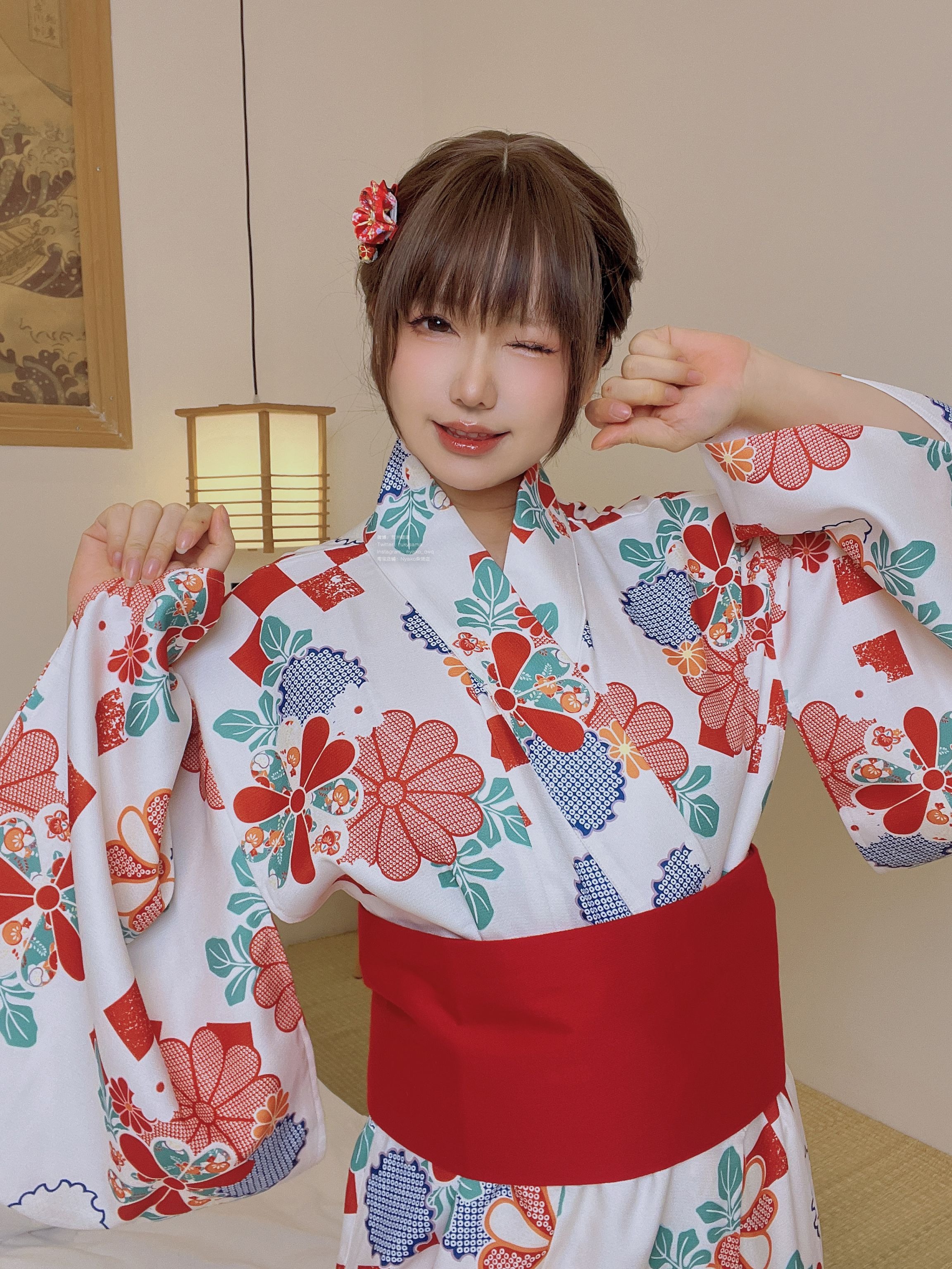 喵子Nyako #Nyako喵子 电子版41 和风烂漫 自拍 36