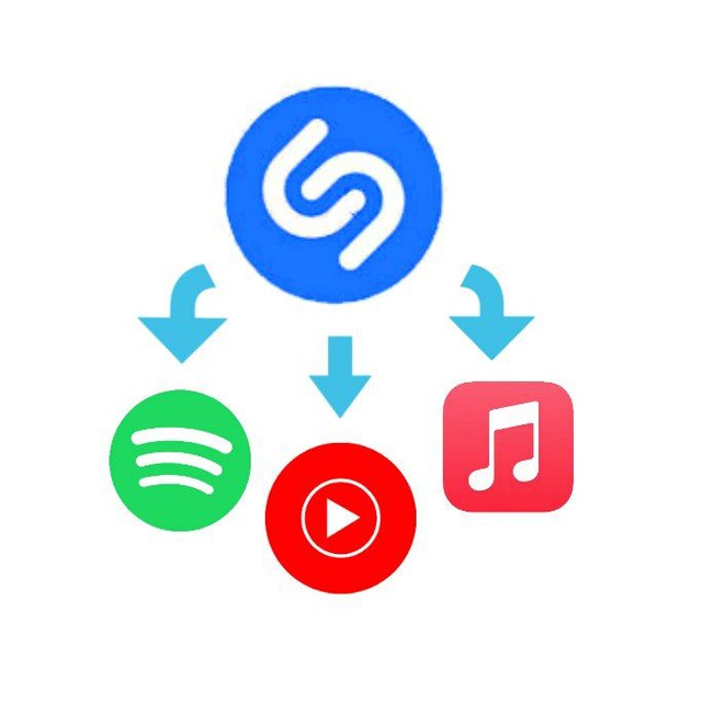 Shazam, Apple, Spotify, Amazon, YT and Pandora Music save bot