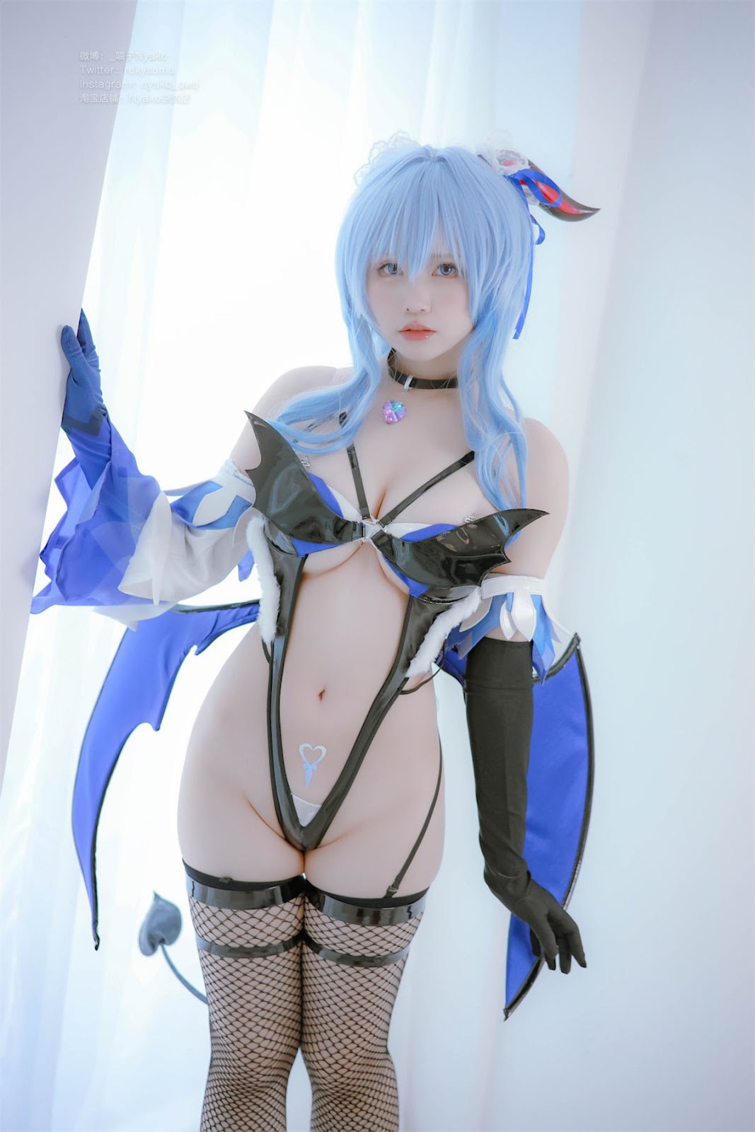 Cosplay Nyako喵子 原神 甘雨魅魔 5